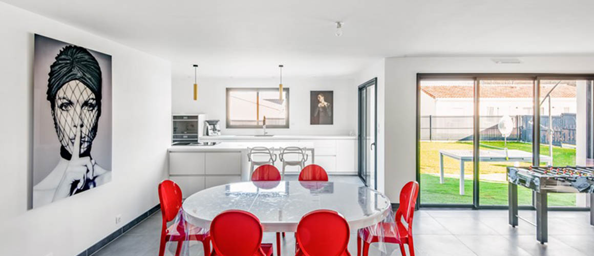 Image - Bringing colour into an all-white kitchen