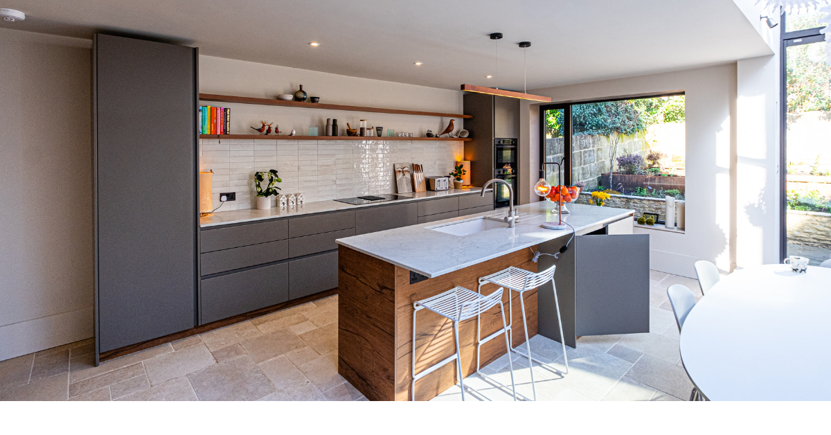 A well organised kitchen